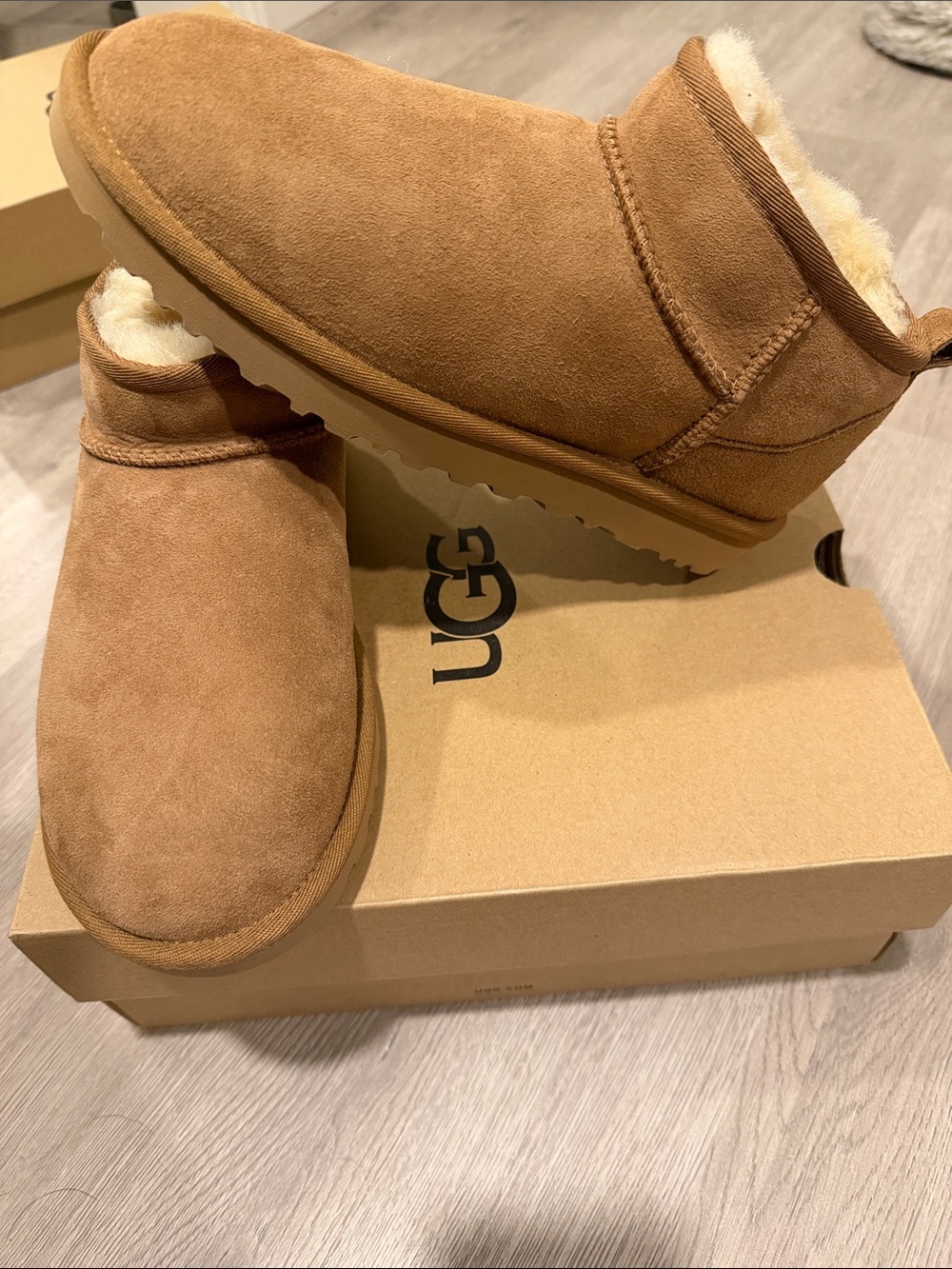 NWT UGG Chestnut Ultra Mini